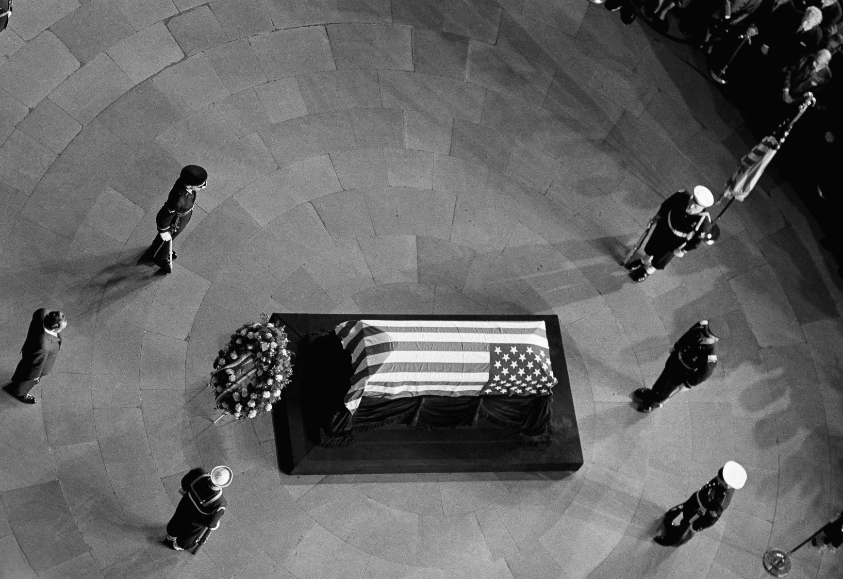 Richard Nixon Eisenhower Funeral 1969